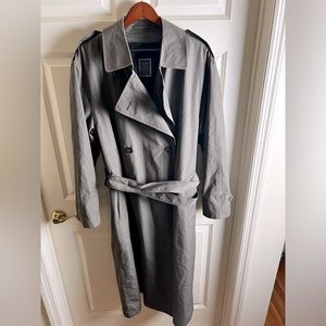 Christian Dior Vintage Trench Coat Grey.